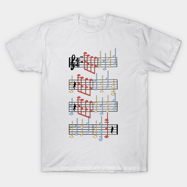 Oyby Outro Music T-Shirt by oyby